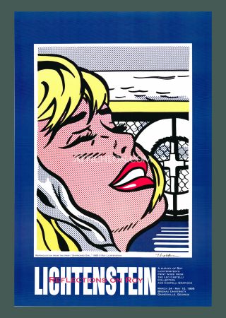 Lithographie Lichtenstein - Roy Lichtenstein: 'Reflections on Roy' 1995 Offset-lithograph