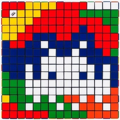 Aucune Technique Invader - Rubik Camouflage