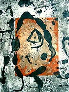 Gravure Miró - Rupestres