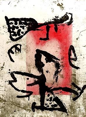 Gravure Miró - Rupestres