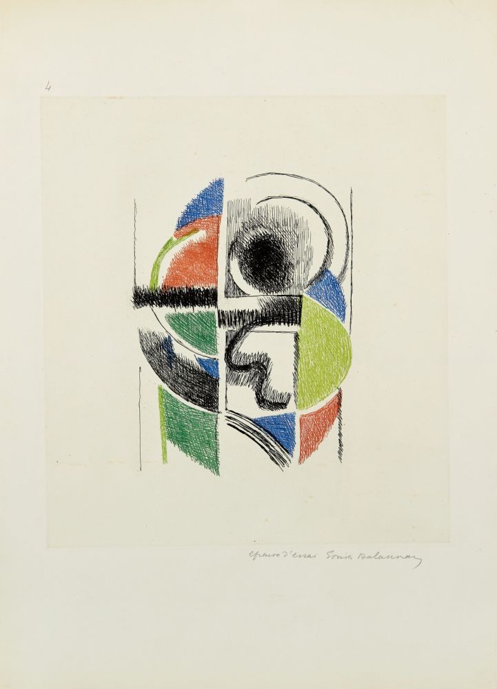 Gravure Delaunay - Rythme coloré