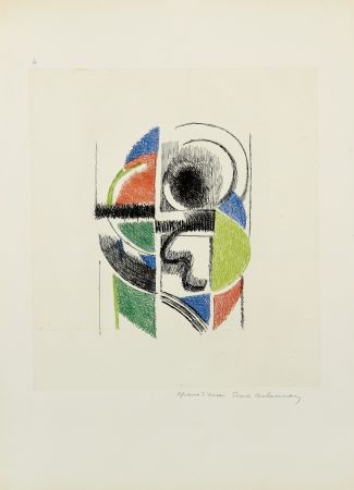 Gravure Delaunay - Rythme coloré