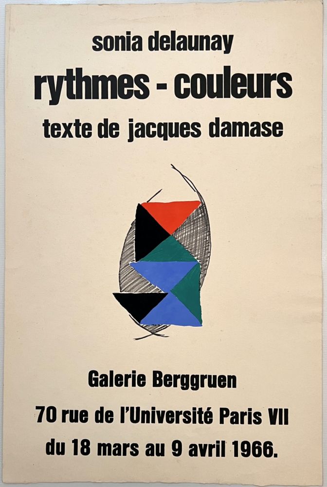 Affiche Delaunay - Rythmes-couleurs
