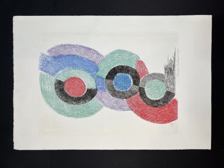 Eau-Forte Et Aquatinte Delaunay -  Rythmes colores