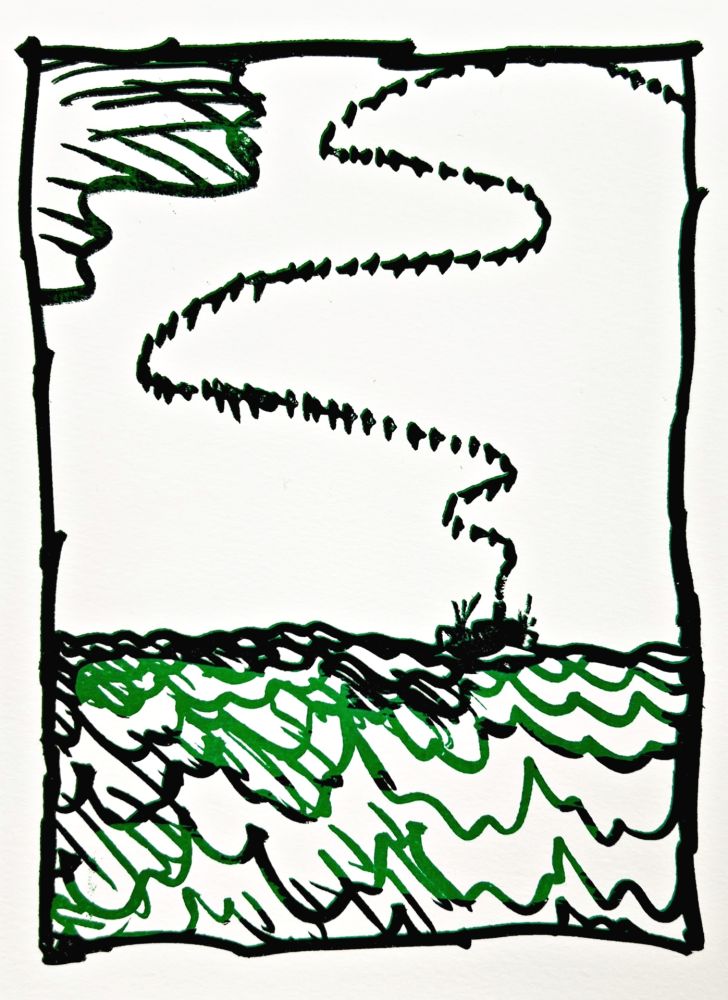 Lithographie Alechinsky - Résumé