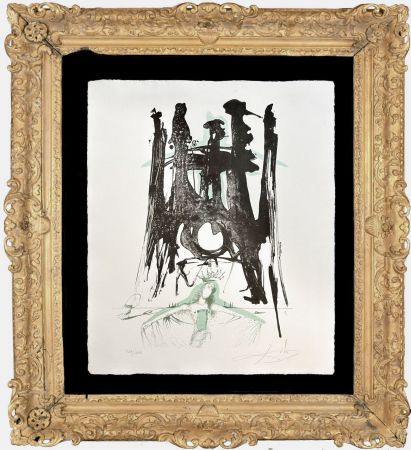 Lithographie Dali - Sagrada Familia