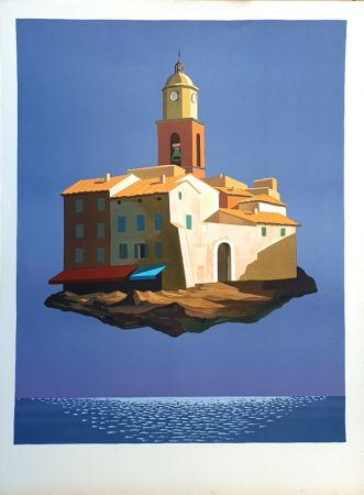 Lithographie Gaud - Saint Tropez