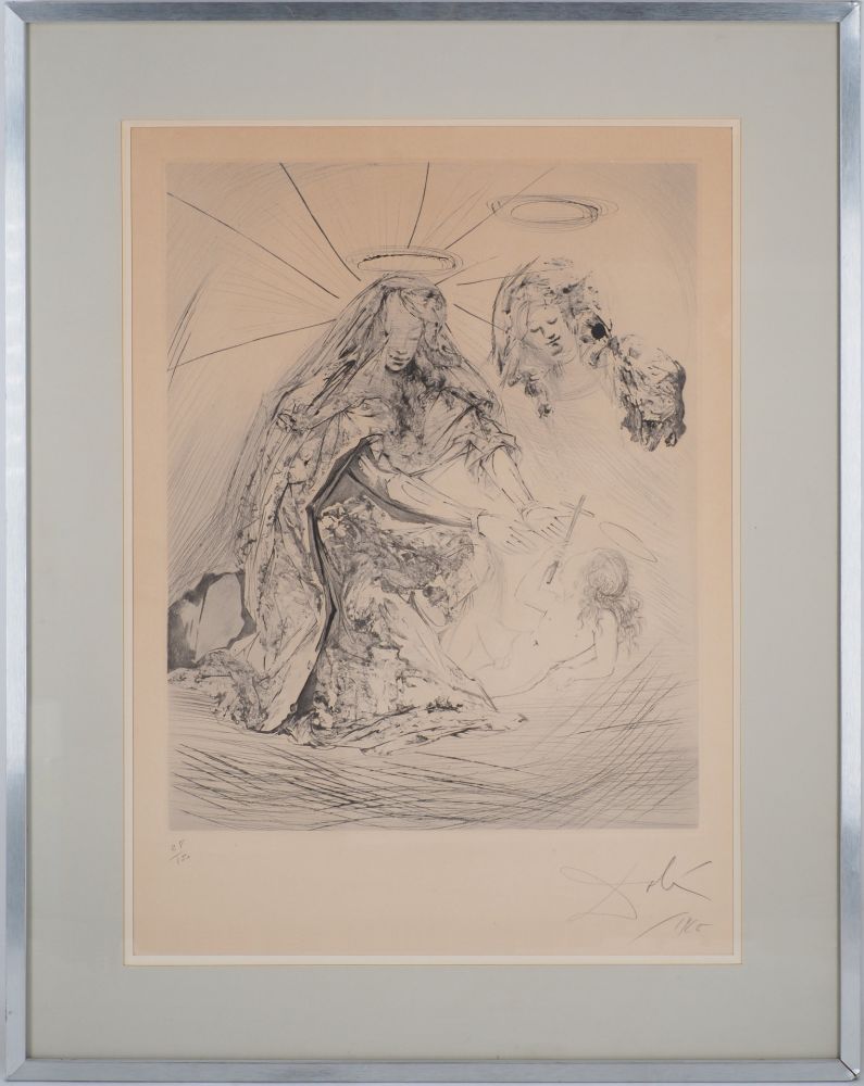 Gravure Dali - Sainte Anne