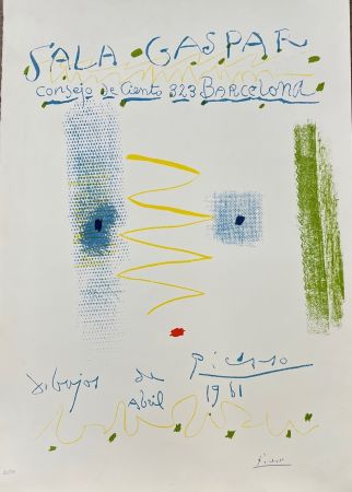 Lithographie Picasso - Sala Gaspar