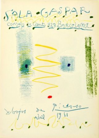 Lithographie Picasso - Sala Gaspar. Dibujos de Picasso