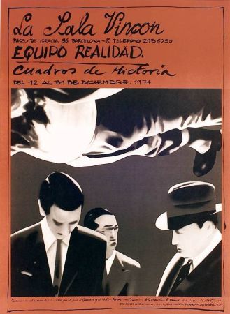 Affiche Equipo Realidad - Sala Vinçon - 1973