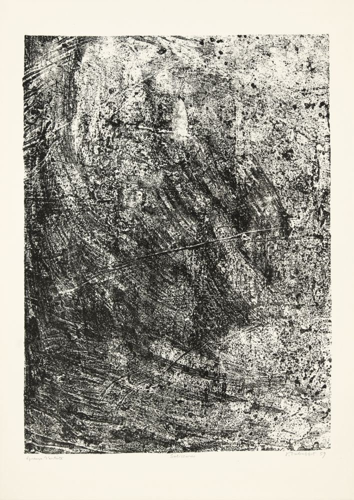 Lithographie Dubuffet - Salissures