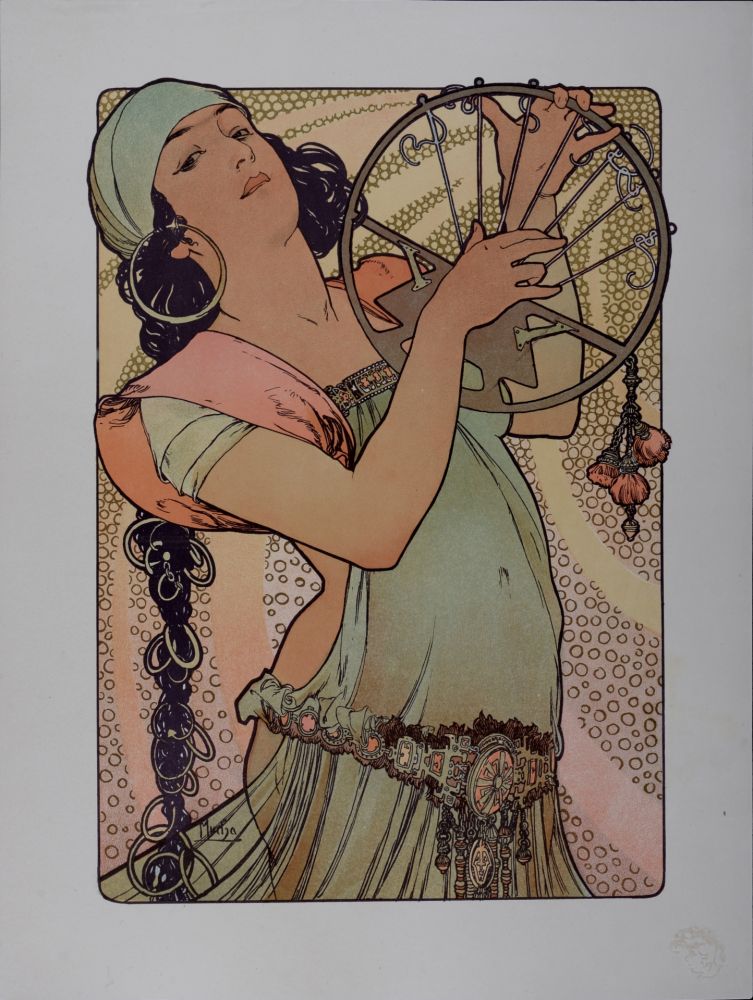 Lithographie Mucha - Salomé