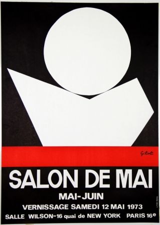 Lithographie Gilioli - Salon de Mai 