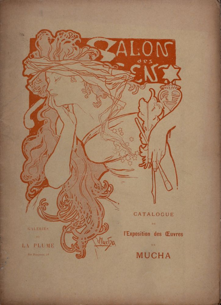 Livre Illustré Mucha - Salon des Cent, Exposition de l'œuvre de A. Mucha, 1897