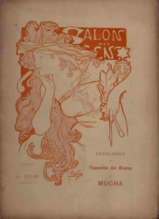 Livre Illustré Mucha - Salon des Cent, Exposition de l'œuvre de A. Mucha, 1897