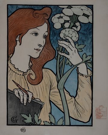 Affiche Grasset - Salon des Cent / Exposition E. Grasset. 1894 deluxe version