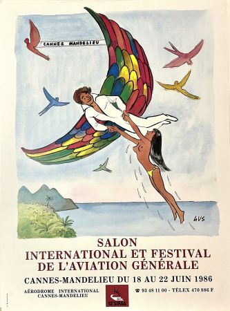 Affiche Gus - Salon International et Festival de l'Aviation Générale