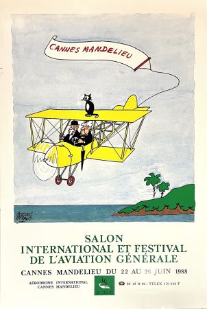 Affiche Faizant - Salon International et Festival de l'Aviation Générale