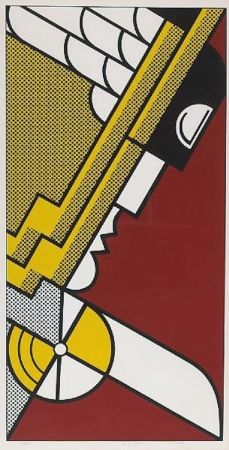 Sérigraphie Lichtenstein - Salute to Aviation