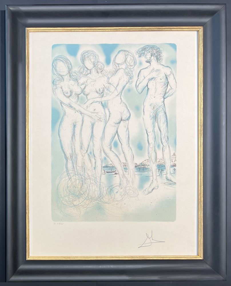 Lithographie Dali - Salvador Dalí (1904-1989) - Colured lithograph on Arches paper - 1979