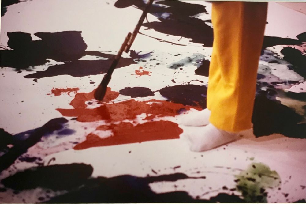 Photographie Blum - Sam Francis painting