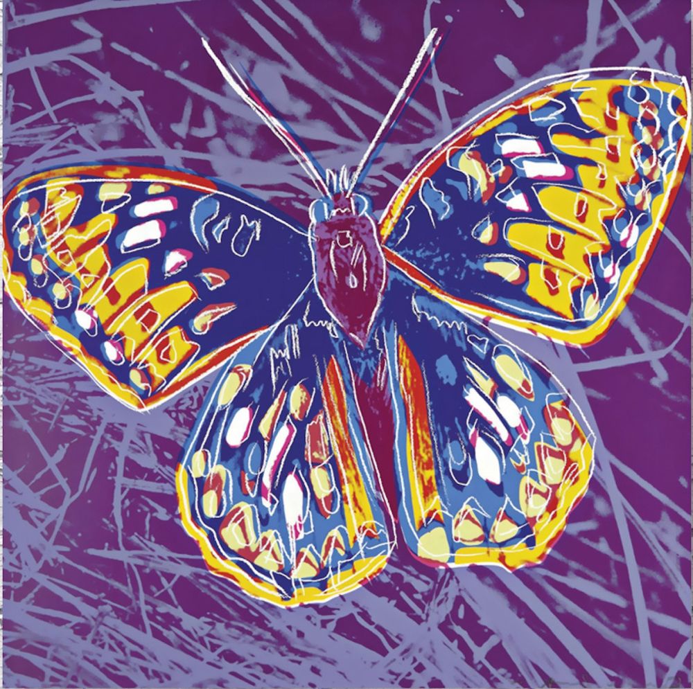 Sérigraphie Warhol - San Francisco Silver Spot Butterfly, from Endangered Species