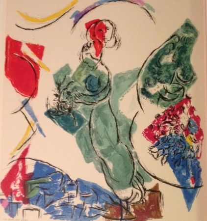 Lithographie Chagall - Sans