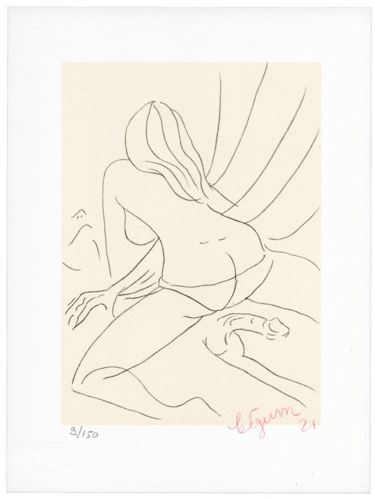 Lithographie Bigum - Sans titre