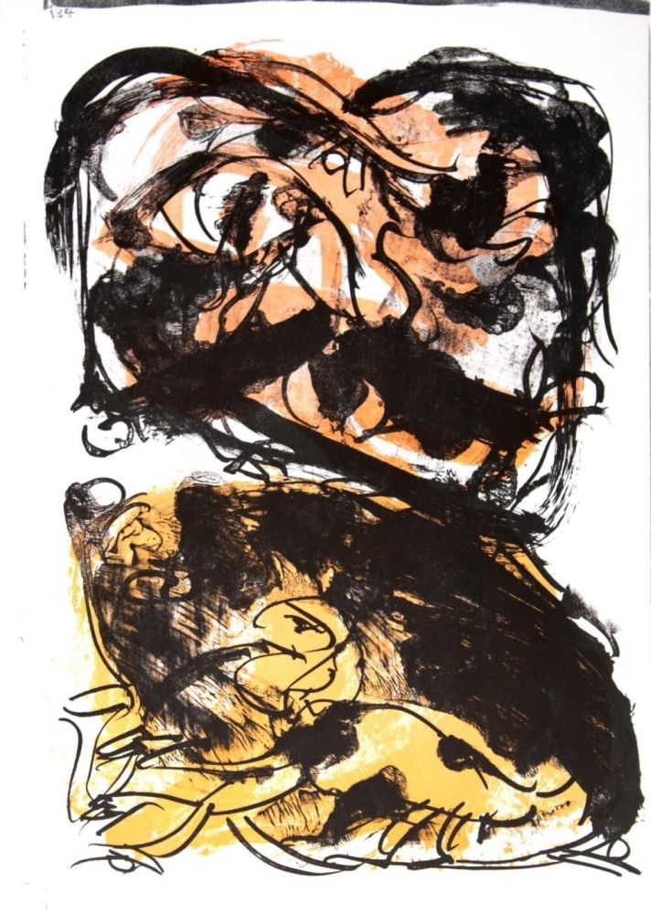 Lithographie Alechinsky - Sans Titre