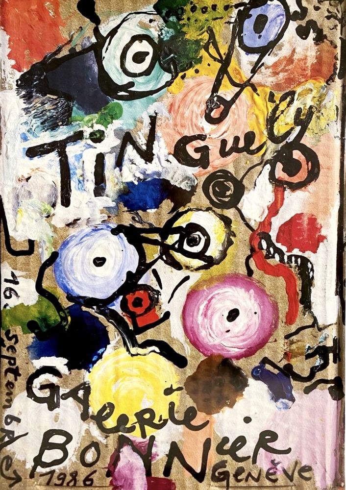 Affiche Tinguely - Sans Titre