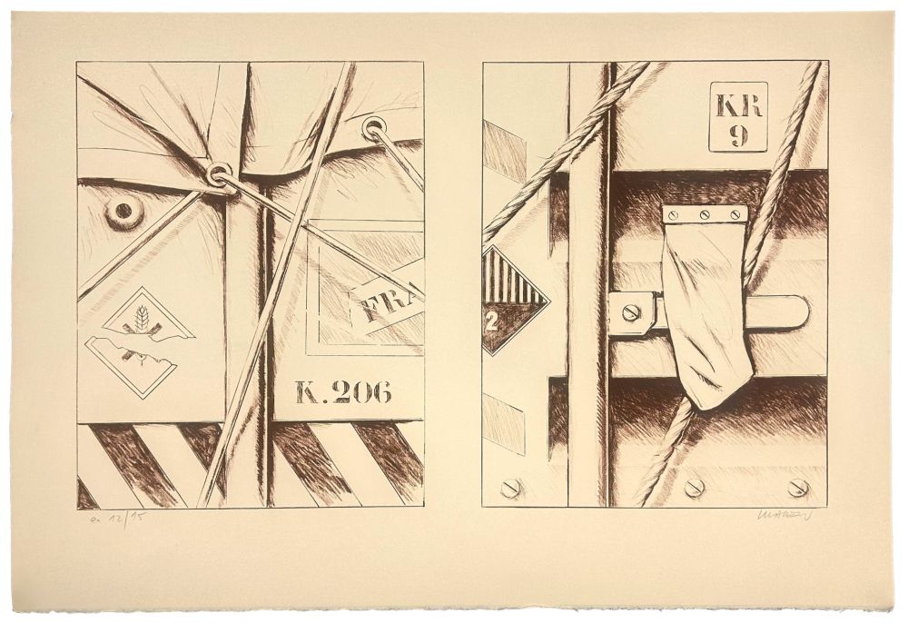 Lithographie Klasen - Sans titre
