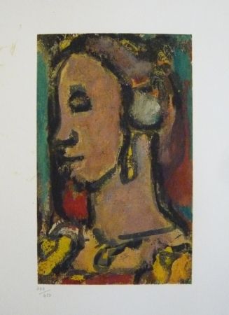 Pochoir Rouault - Sans titre