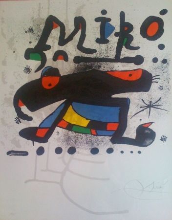 Lithographie Miró - Sans titre