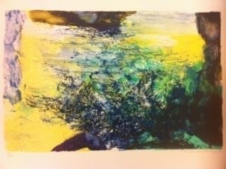 Lithographie Zao - Sans titre