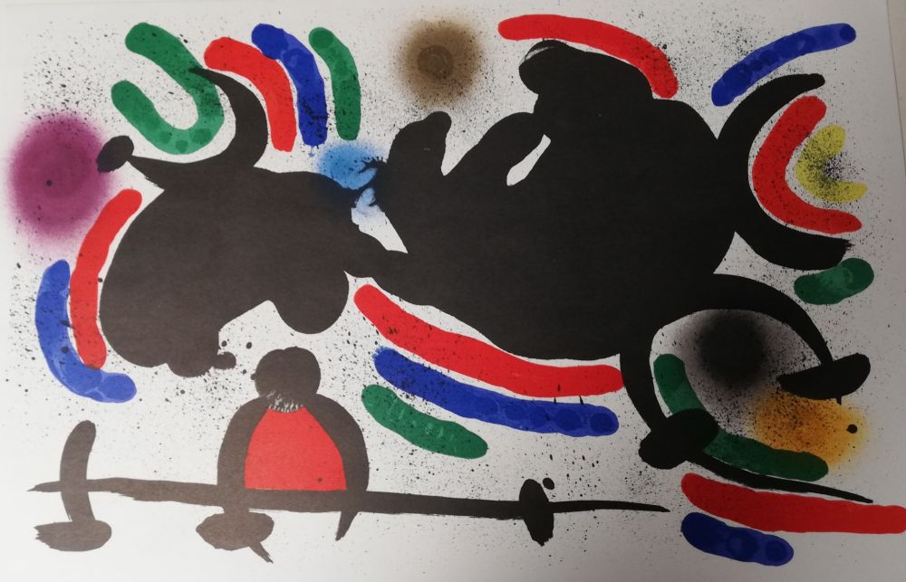 Lithographie Miró - Sans titre