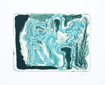 Lithographie Nørgaard - Sans titre