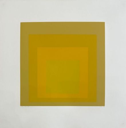 Sérigraphie Albers - Sans titre 