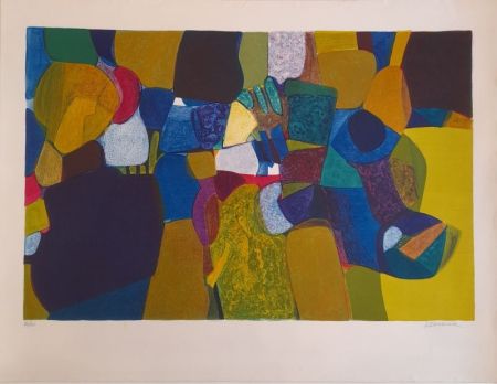 Lithographie Bourdouxhe - Sans titre 