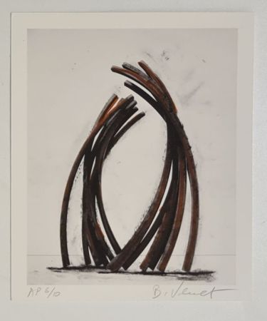 Lithographie Venet - Sans titre