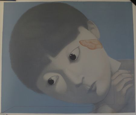 Lithographie Xiaogang - Sans titre