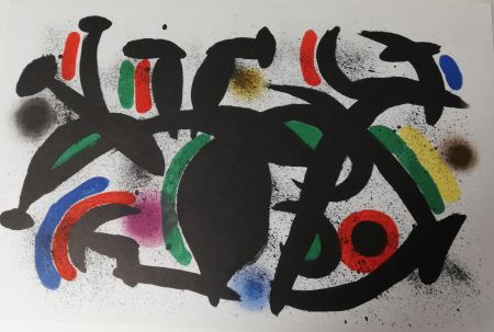 Lithographie Miró - Sans titre