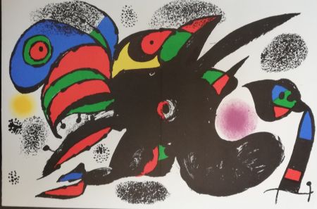Lithographie Miró - Sans titre