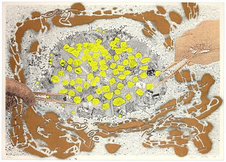 Lithographie Polke - Sans titre