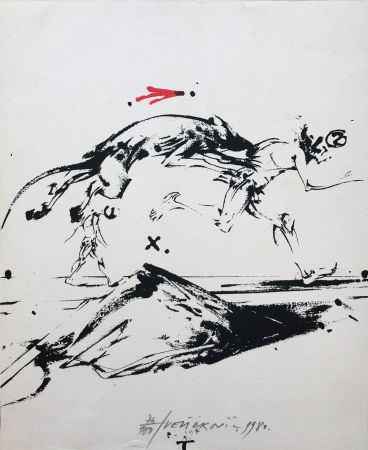 Lithographie Velickovic - Sans titre