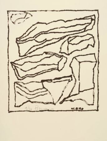 Lithographie Pincemin - Sans titre - Untitled