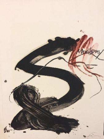 Lithographie Tàpies - Sans titre 1