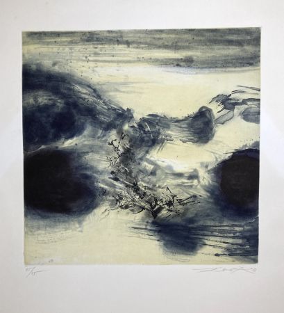 Eau-Forte Zao - Sans titre, 1973 