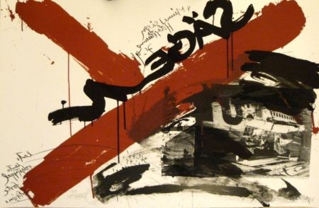 Lithographie Vostell - Sans titre 5