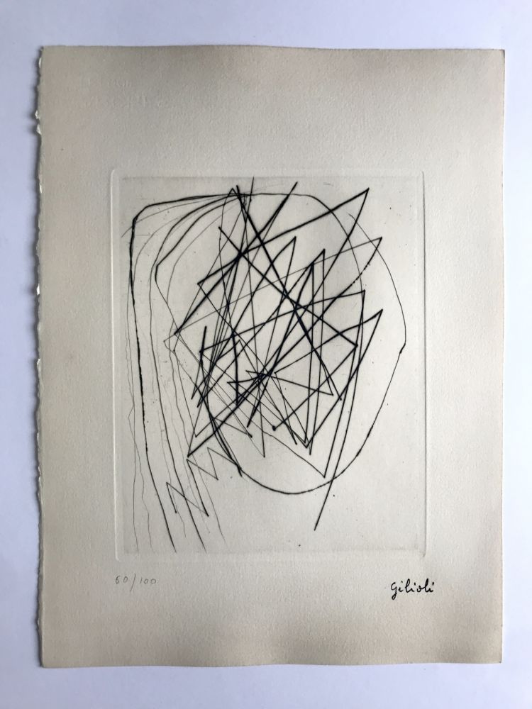Gravure Gilioli - Sans titre (d'après un dessin de 46)